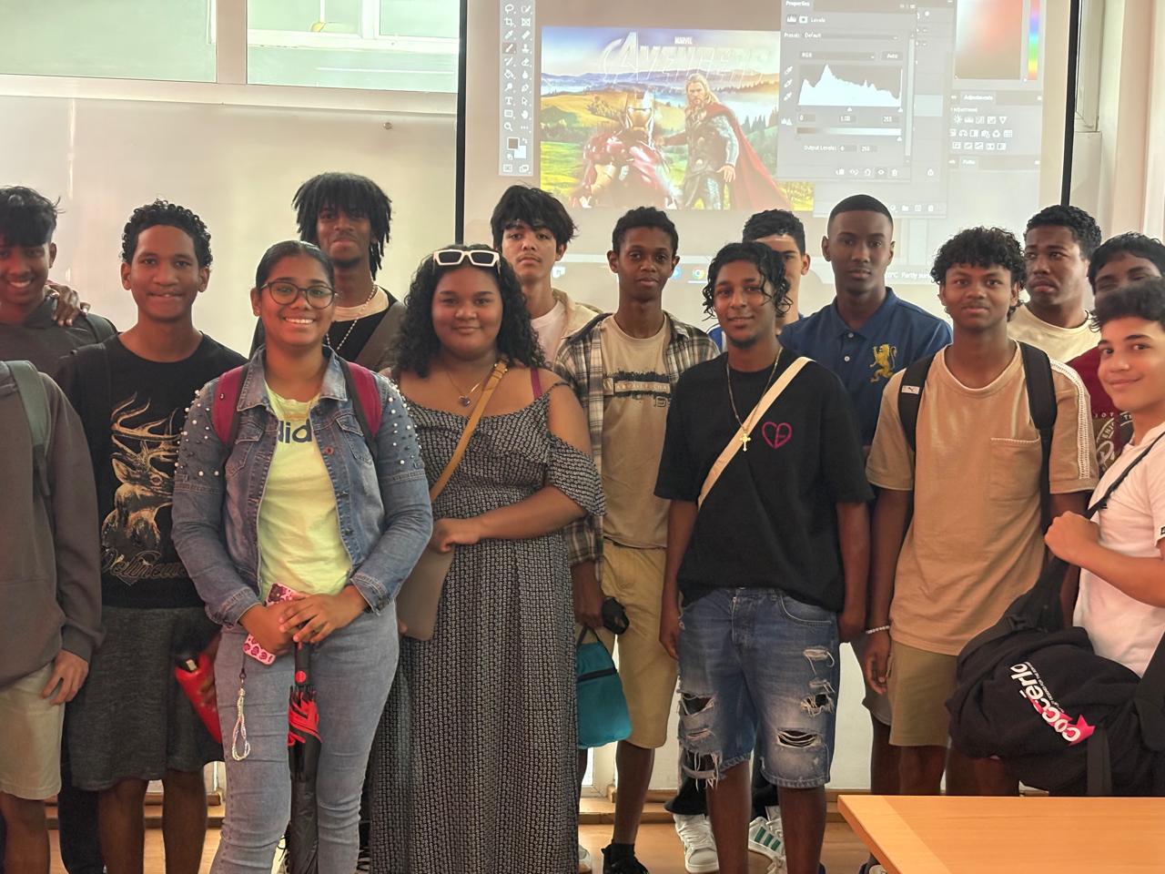 Group photo of students